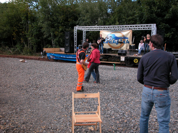 Liveband "Rockfish". Foto: Christof Weschenbach.