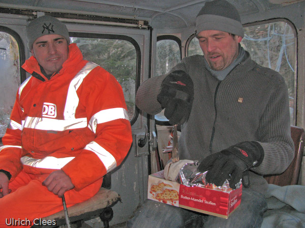 Der Christstollen verrät´s: Bei einem Arbeitseinsatz kurz vor Weihnachten 2009 entstanden die folgenden Aufnahmen.